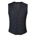 Oscar Pure Wool Vest Charcoal
