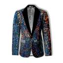 Rainbow Peak Lapel Jacket Rainbow