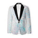 Rainbow Peak Lapel Jacket White
