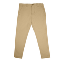 Boys Ledger Peach Finish Fine Cotton Drill Slim Fit Chino BEIGE