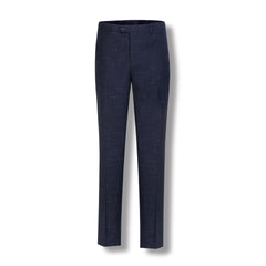 Asher Poly Viscose Flatfront Trousers NAVY