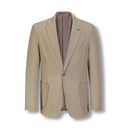 Ledger Peach Finish Fine Cotton Drill Slim Fit Jacket - LATTE