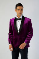 Viceroy Velvet Jacket Plum