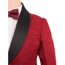 Leonardo Brocade W2 Boys Jacket DEEP RED (1)