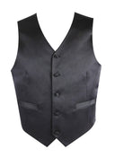 Satin Vest BLACK