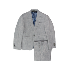 Stallone Plain Weave Stretch Boys Jacket CLOUD