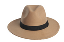 Men's Felt Fedora Hat BEIGE