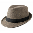 Men's Winter Trilby Chevron brown
