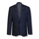 Houston Hopsac Weave Stretch Boys Jacket BLUE