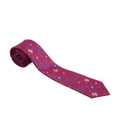 Floral Violet Patterned Tie