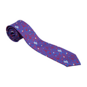 Floral Violet Patterned Tie