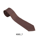 Micro Grid Textured Tie brown