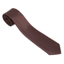 Microweave Textured Tie brown