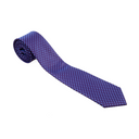 Geometric Circle Tie navy/burgundy