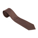 Geometric Circle Tie brown/tan
