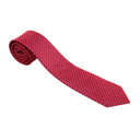 Geometric Circle Tie red/navy