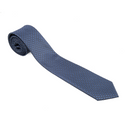 Geometric Circle Tie black/blue