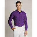 Vegas Boys Fine Peach Finish Microfibre Long Sleeve Shirt AMETHYST
