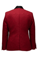 Leonardo Brocade Dinner Jacket DEEP Red