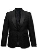 Leonardo Brocade Dinner Jacket Black