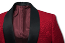 Leonardo Brocade Dinner Jacket DEEP Red