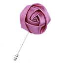 Rose Flower Lapel Pin ROSE KNOT PALE VIOLET