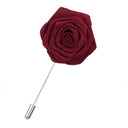Rose Flower Lapel Pin ROSE WINE