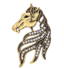 Animal lapel pin Brass Horse