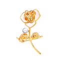 Animal lapel pin Gold Flower