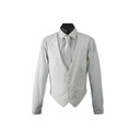 Anthony Fine Twill Plain Vest IVORY (49)