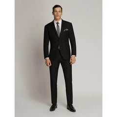 James Fine Twill Plain Classic Fit Jacket Black