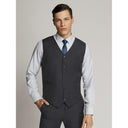 James Fine Twill Plain Vest NAVY (62)