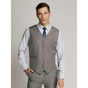 James Fine Twill Plain Vest GREY (19)