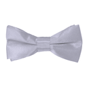 Satin Bow Tie SILVER