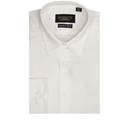 King Size Lucas Fine Twill Long Sleeve Shirt IVORY