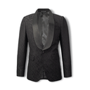 Patterned Dinner Jacket BLACK
