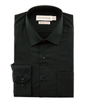 Bamboo Long Sleeve Shirt - Tapered Black