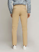 Ledger Peach Finish Fine Cotton Drill Slim Fit Chino BEIGE