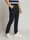 Ledger Peach Finish Fine Cotton Drill Slim Fit Chino BLACK