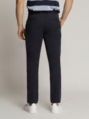 Ledger Peach Finish Fine Cotton Drill Slim Fit Chino BLACK