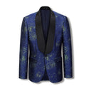 Hendrix Shawl Lapel Jacket Navy/Green