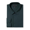 Bamboo Slim Shirt with Stretch Emerald