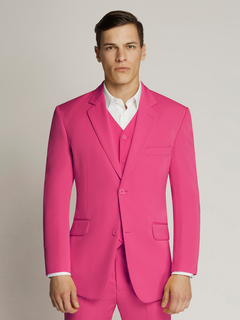 Vegas Fine Twill Plain Microfibre Jacket PINK