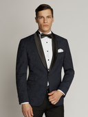 Regent Paisley Jacquard Dinner Jacket Navy
