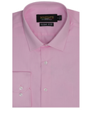 Lucas Fine Twill Long Sleeve Shirt Pink