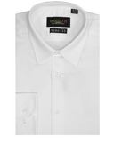 Lucas Fine Twill Long Sleeve Shirt White