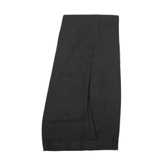 Greyson Fine Twill Flatfront Trousers BLACK