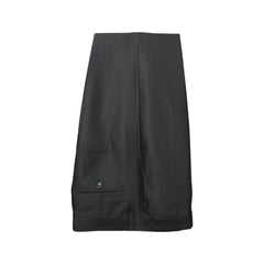 Capone Crepe Weave Flatfront Boys Trousers BLACK