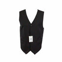 James Fine Twill Plain Boys Vests BLACK