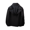Dual Tone Windproof Jacket with Removable Hood
